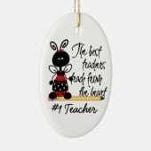 Ladybug Gift Ornament van leraar (Rechts)