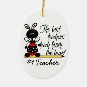 Ladybug Gift Ornament van leraar