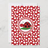 Ladybug Girls Baby shower Invitation (Dos)