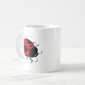Ladybug glimlachen - koffiemok (Voorkant links)