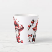 Ladybug Gnomes Latte Mug (Devant)