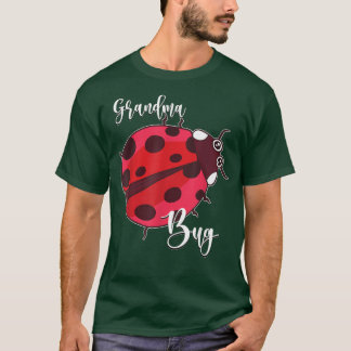 Ladybug Grandma Bug Granny Queen Cute Ladybug Inse T-shirt