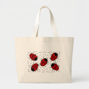 Ladybug Grote Tote Bag