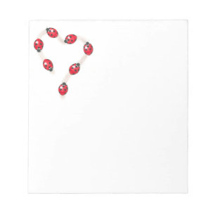Ladybug-hartblok Notitieblok