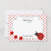 Ladybug - Hartelijk dank Bedankkaart (Voorkant)