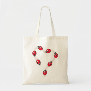 Ladybug Heart Bag Tote Bag