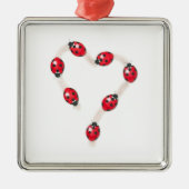 Ladybug Heart Ornament (Voorkant)
