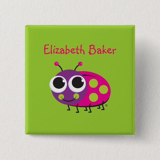 Ladybug Identification Button (Voorkant)