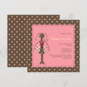 Ladybug: Invitation à la Saint Valentin (Devant / Derrière)