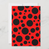 Ladybug Invitation pour le 2e anniversaire (Dos)