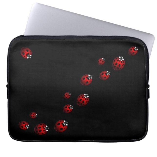 Ladybug iPad Mini-hoes Ladybird Cute Bug-Sleeves Laptop Sleeve (Voorkant)