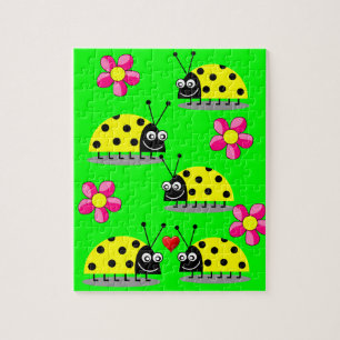 Ladybug Jigzaag Puzzle Legpuzzel