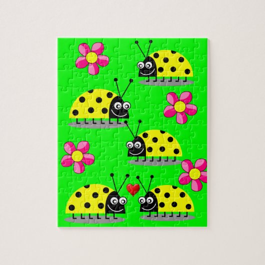 Ladybug Jigzaag Puzzle Legpuzzel (Verticaal)