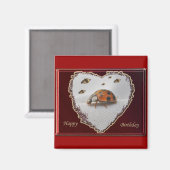 Ladybug Joyeux Anniversaire Magnet (Recto/Verso)
