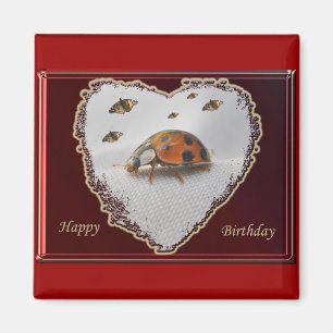 Ladybug Joyeux Anniversaire Magnet