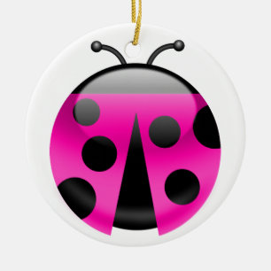 LadyBug Keramisch Ornament
