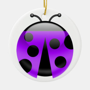 LadyBug Keramisch Ornament