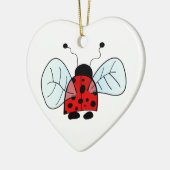 Ladybug Keramisch Ornament (Links)