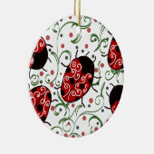 Ladybug Keramisch Ornament (Rechts)