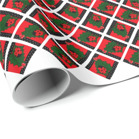 Ladybug kerst T's Cadeaupapier (Rol Hoek)