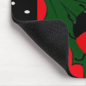 Ladybug Kerstmis Mousepad Muismat (Hoek)