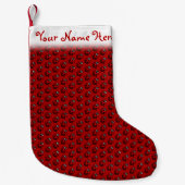 Ladybug kerststooking op persoonlijke ladybird kleine kerstsok (Voorkant)