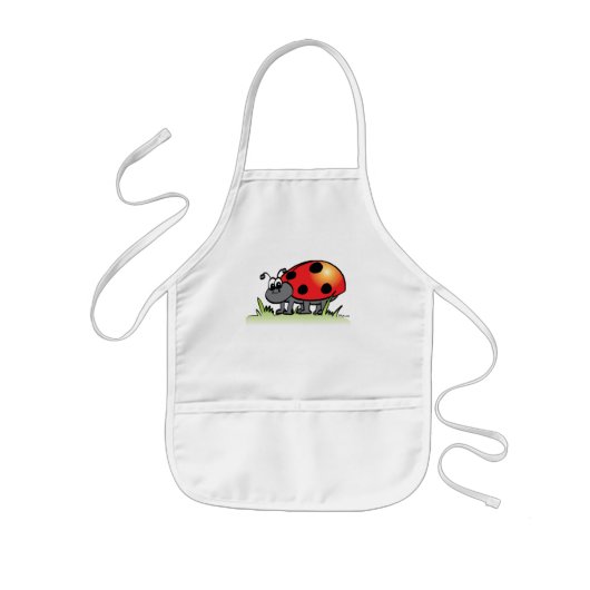 Ladybug Kinder Apron Schort (Voorkant)