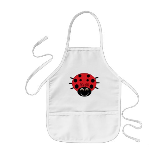 Ladybug Kinder Apron Schort (Voorkant)