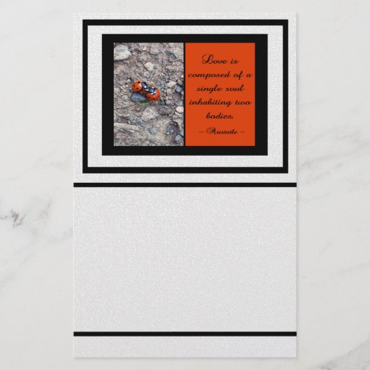 Ladybug Kisses Briefpapier (Voorkant)