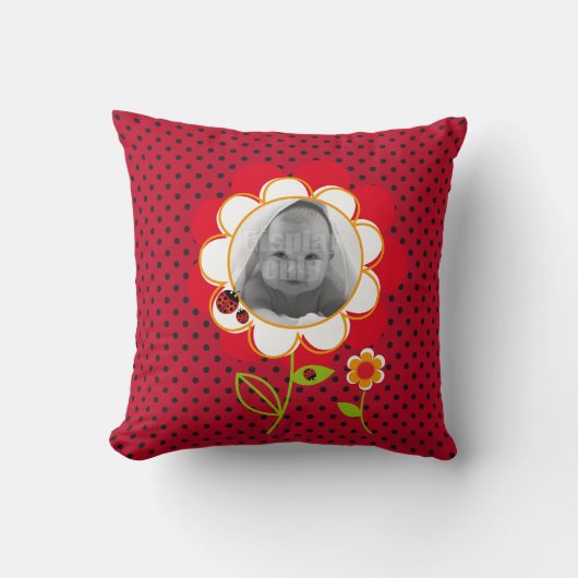 Ladybug Kussen (Voorkant)