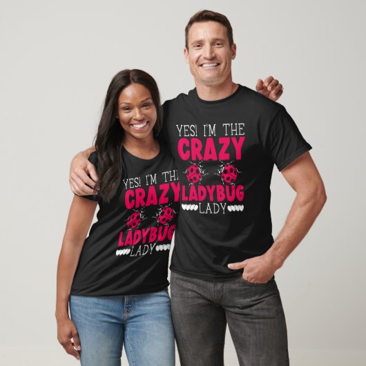 Ladybug Lady Bugs Entomology Insect Catching Bug H T-shirt (Unisex)