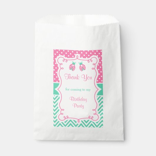 Ladybug Ladybird Bedankzakje (Voorkant)