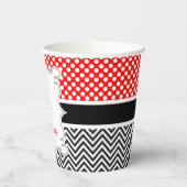 Ladybug Ladybird Birthday Party Papieren Bekers (Links)