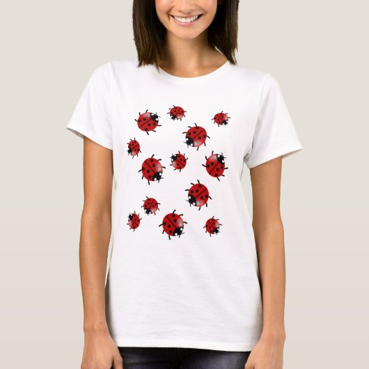 Ladybug, Ladybird cascade T-shirt (Voorkant)