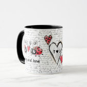 Ladybug Ladybird design Mok (Voorkant links)