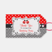 Ladybug Ladybird Gift Label Cadeaulabel (Voorkant (Horizontaal))