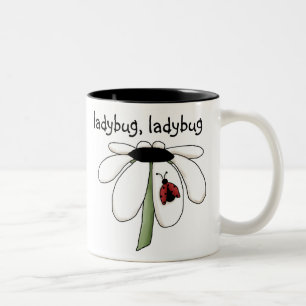 ladybug ladybug tweekleurige koffiemok