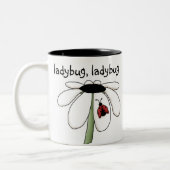 ladybug ladybug tweekleurige koffiemok (Links)