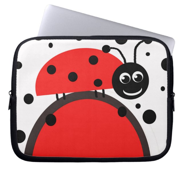 Ladybug-laptoptas Laptop Sleeve (Voorkant)