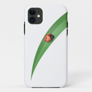 Ladybug Leaf iPhone 11 Hoesje