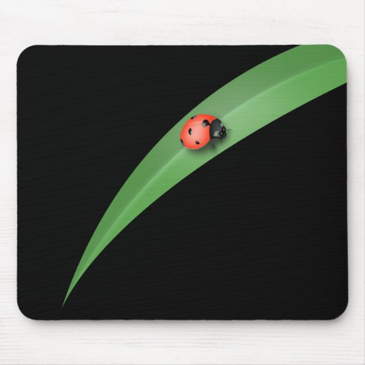 Ladybug Leaf Muismat (Voorkant)
