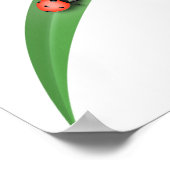 Ladybug Leaf Poster (Hoek)