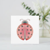 ladybug-liefde kaart (Staand voorkant)