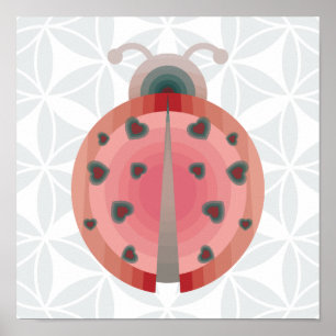 ladybug-liefde poster