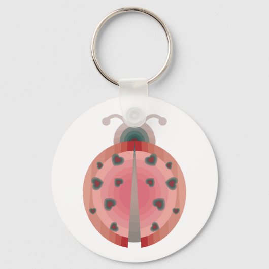 ladybug-liefde sleutelhanger (Voorkant)