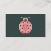 ladybug-liefde visitekaartje (Voorkant)