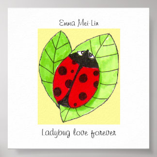  Ladybug-liefde voor altijd poster