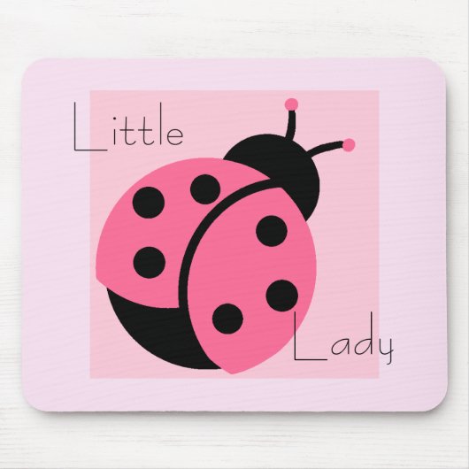 Ladybug "Little Lady" Mousepad Muismat (Voorkant)