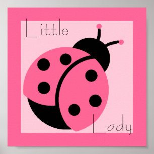 Ladybug "Little Lady"-printer Poster
