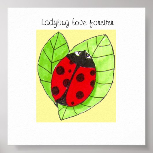 Ladybug Love Forever Poster (Voorkant)